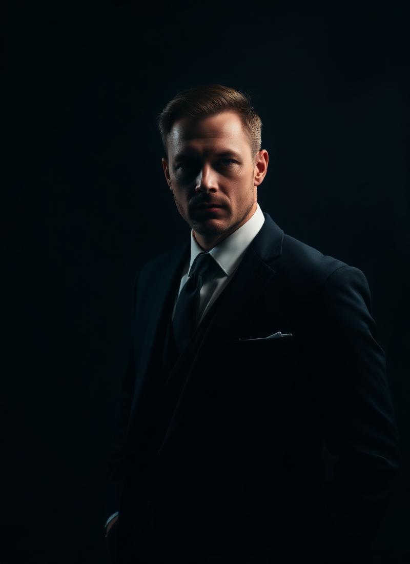 Portrait in shadow